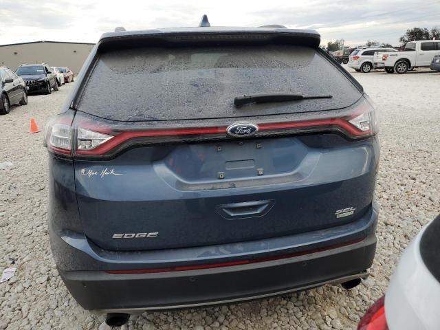 2FMPK3J95JBB51189 - 2018 FORD EDGE SEL Mavi fotoğraf 6