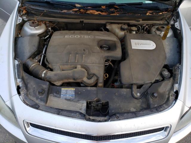 1G1ZF57589F107370 - 2009 CHEVROLET MALIBU HYBRID SILVER photo 11