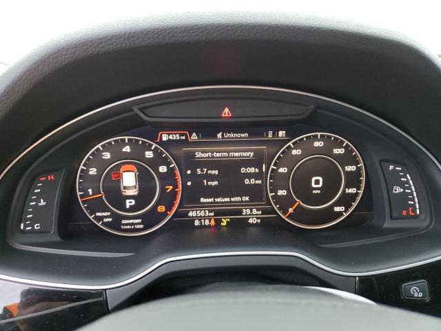 WA1VAAF75JD021492 - 2018 AUDI Q7 PRESTIGE WHITE photo 9