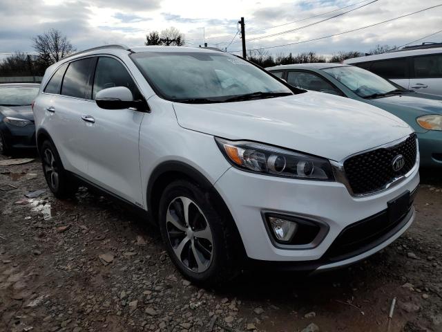 5XYPHDA58GG005525 - 2016 KIA SORENTO EX WHITE photo 4