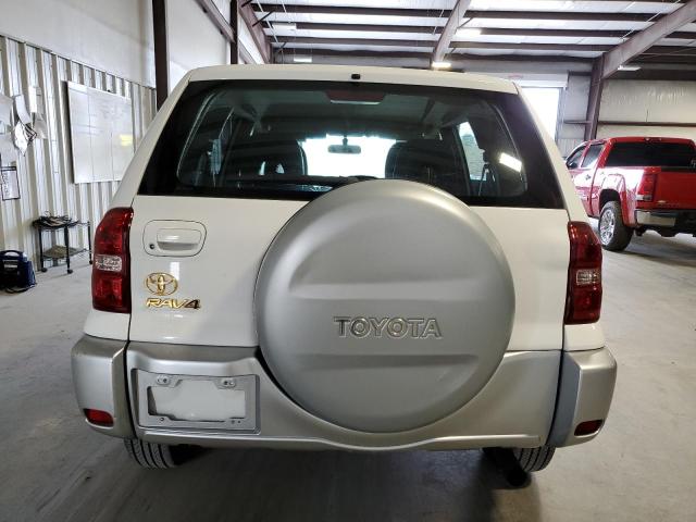 JTEGD20V940036829 - 2004 TOYOTA RAV4 WHITE photo 6