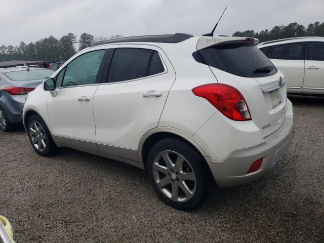 KL4CJCSBXEB780198 - 2014 BUICK ENCORE WHITE photo 2