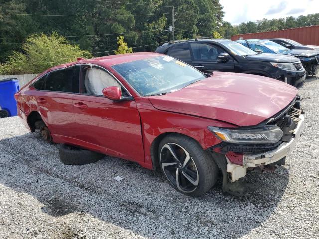 1HGCV1F37KA144066 - 2019 HOND ACCORD SPORT RED photo 4
