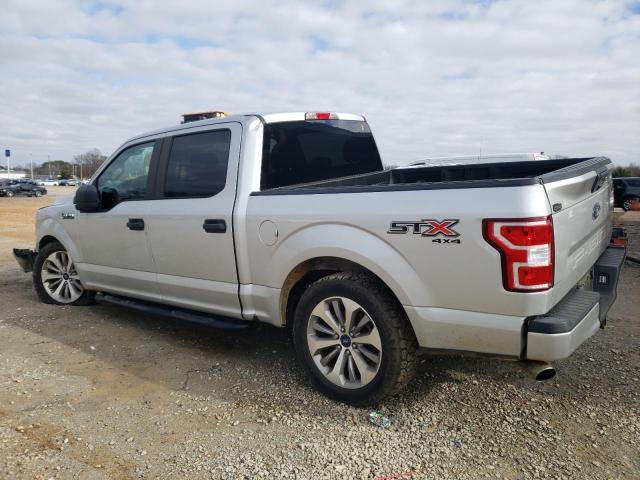 1FTEW1E59JKD97213 - 2018 FORD F150 SUPERCREW SILVER photo 2