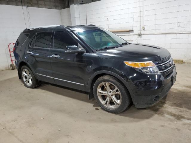 1FM5K8F85EGA92602 - 2014 FORD EXPLORER LIMITED Чорний фото 4