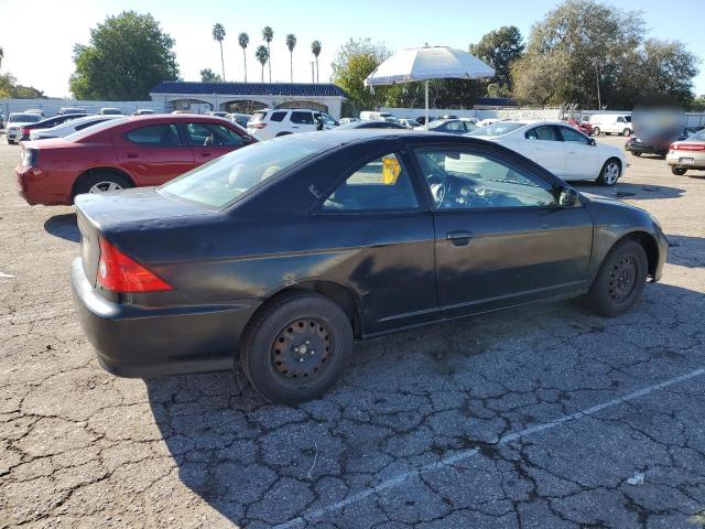 1HGEM22584L062444 - 2004 HONDA CIVIC LX BLACK photo 3