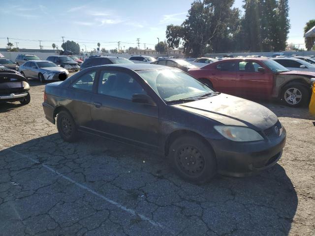 1HGEM22584L062444 - 2004 HONDA CIVIC LX BLACK photo 4