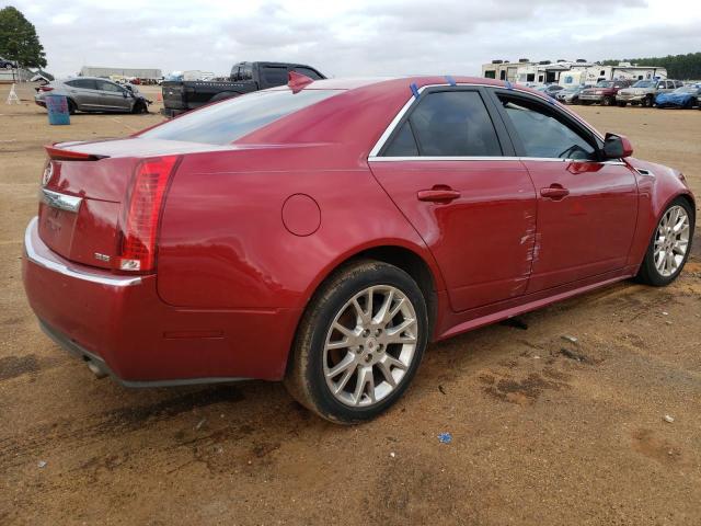 1G6DS5ED8B0131445 - 2011 CADILLAC CTS PREMIUM COLLECTION RED photo 3