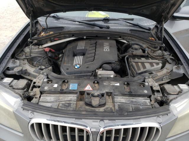 5UXWX5C55BL700610 - 2011 BMW X3 XDRIVE28I GRAY photo 12