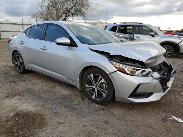 3N1AB8CV3MY311442 - 2021 NISSAN SENTRA SV GRAY photo 4