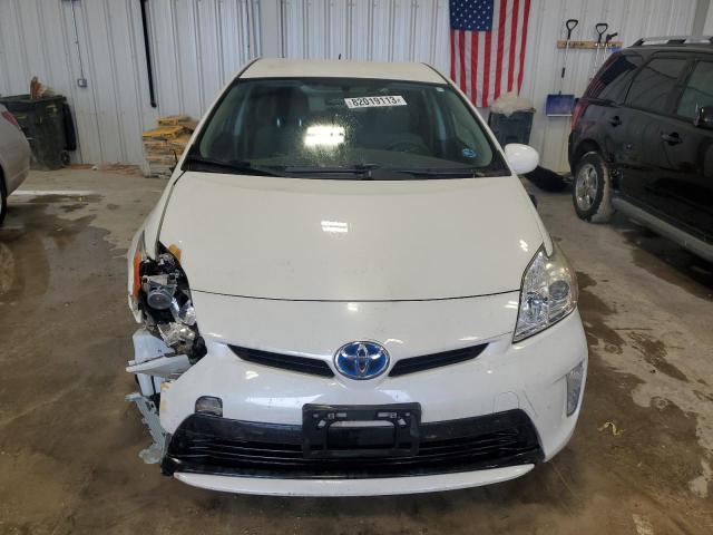 JTDKN3DU8E0372332 - 2014 TOYOTA PRIUS WHITE photo 5