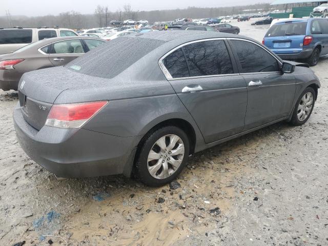 1HGCP36889A042335 - 2009 HONDA ACCORD EXL GRAY photo 3