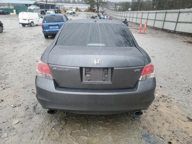 1HGCP36889A042335 - 2009 HONDA ACCORD EXL GRAY photo 6