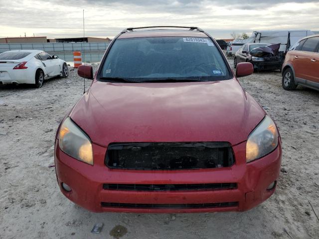 JTMBK32V375015165 - 2007 TOYOTA RAV4 SPORT RED photo 5