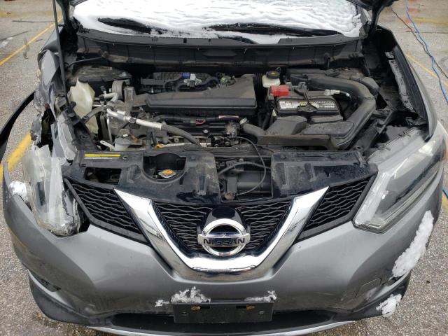 5N1AT2MM1GC846520 - 2016 NISSAN ROGUE S GRAY photo 12