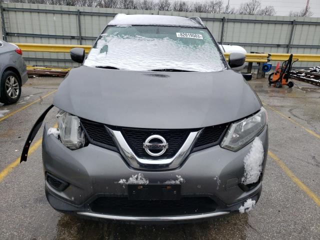 5N1AT2MM1GC846520 - 2016 NISSAN ROGUE S GRAY photo 5