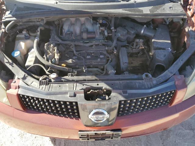 5N1BV28U54N330220 - 2004 NISSAN QUEST S BURGUNDY photo 12