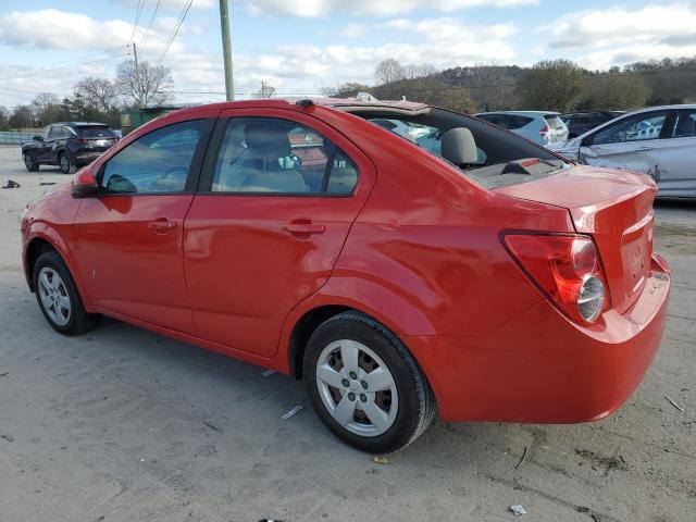 1G1JB5SH5D4155780 - 2013 CHEVROLET SONIC LS RED photo 2