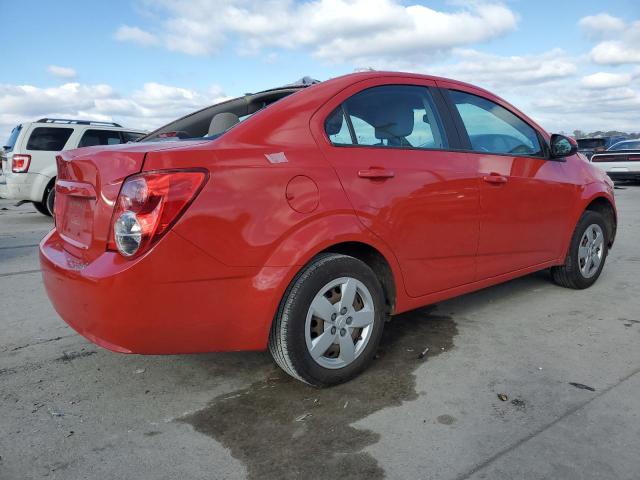 1G1JB5SH5D4155780 - 2013 CHEVROLET SONIC LS RED photo 3