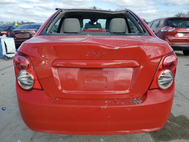 1G1JB5SH5D4155780 - 2013 CHEVROLET SONIC LS RED photo 6
