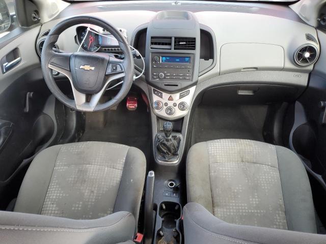 1G1JB5SH5D4155780 - 2013 CHEVROLET SONIC LS RED photo 8