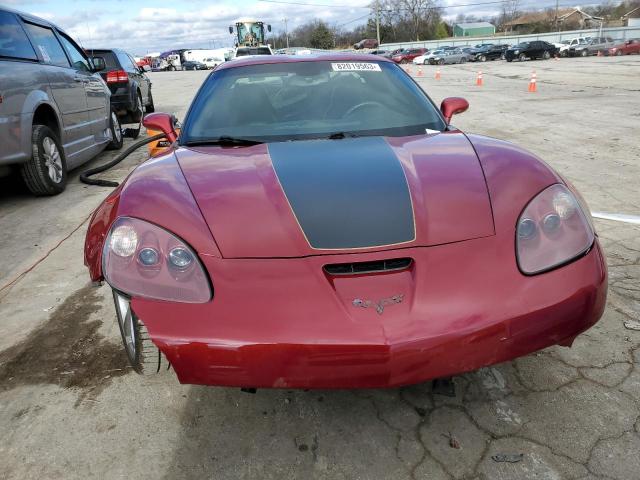 1G1YU2DW9A5109314 - 2010 CHEVROLET CORVETTE GRAND SPORT MAROON photo 5