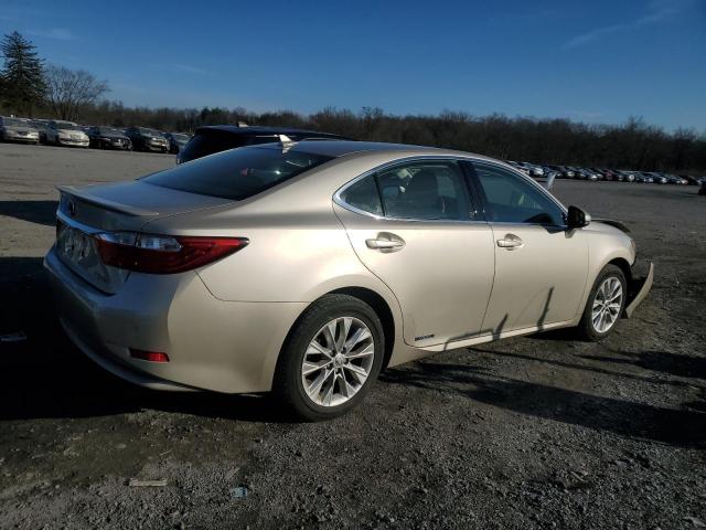 JTHBW1GG9D2037749 - 2013 LEXUS ES 300H GOLD photo 3