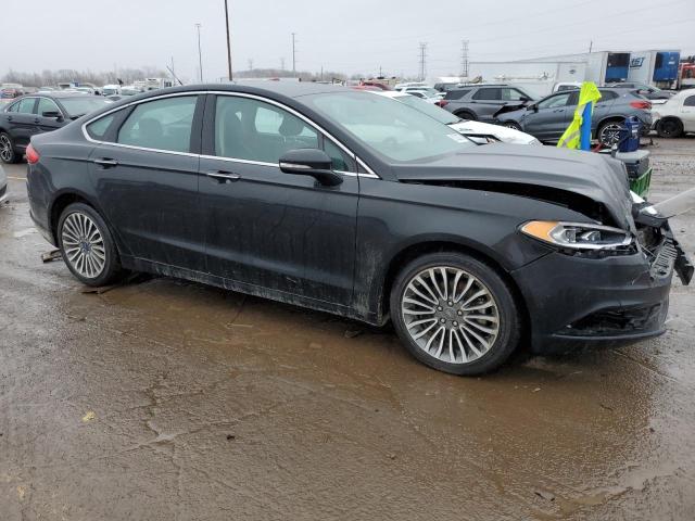 3FA6P0T94JR114557 - 2018 FORD FUSION SE BLACK photo 4