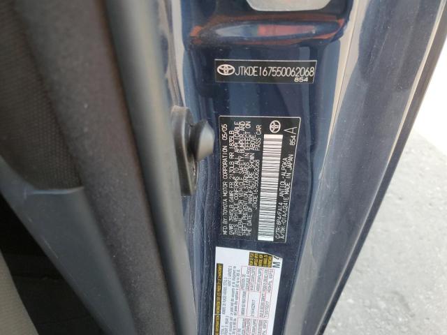 JTKDE167550062068 - 2005 TOYOTA SCION TC 蓝色 照片 12