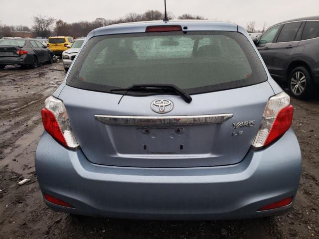 JTDKTUD3XCD509179 - 2012 TOYOTA YARIS BLUE photo 6