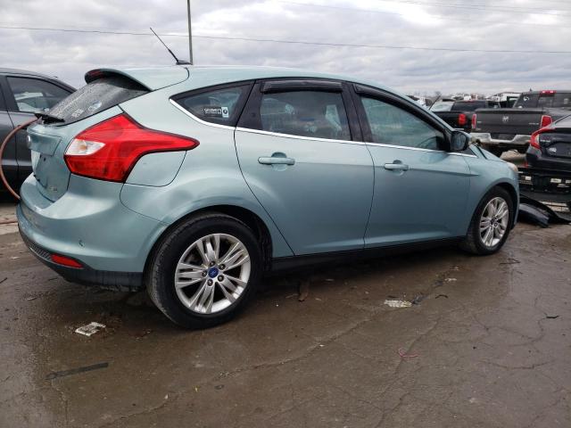 1FAHP3M2XCL177174 - 2012 FORD FOCUS SEL BLUE photo 3