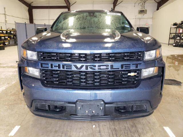 1GCPWBEK9NZ234885 - 2022 CHEVROLET SILVERADO C1500 CUSTOM BLUE photo 5