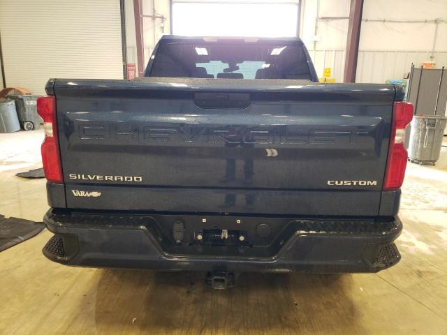 1GCPWBEK9NZ234885 - 2022 CHEVROLET SILVERADO C1500 CUSTOM BLUE photo 6