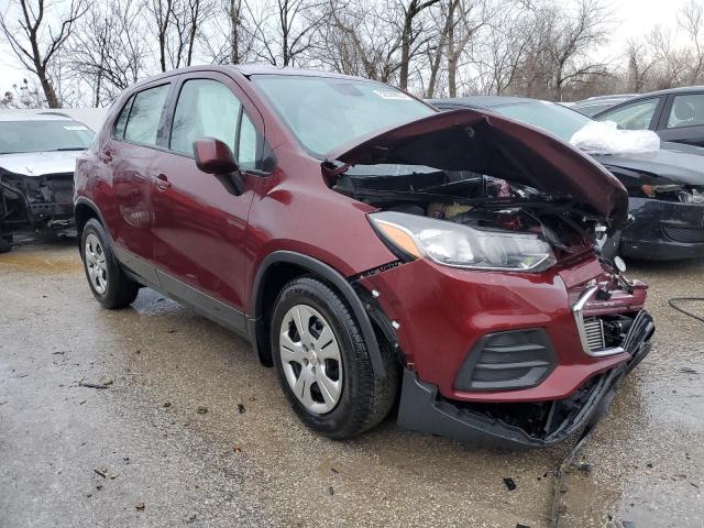 3GNCJKSB1HL273801 - 2017 CHEVROLET TRAX LS MAROON photo 4