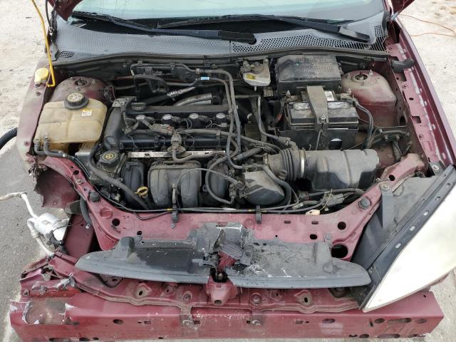 1FAFP34N37W148413 - 2007 FORD FOCUS ZX4 MAROON photo 11