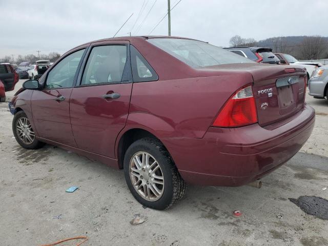 1FAFP34N37W148413 - 2007 FORD FOCUS ZX4 MAROON photo 2