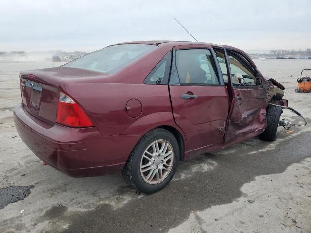 1FAFP34N37W148413 - 2007 FORD FOCUS ZX4 MAROON photo 3