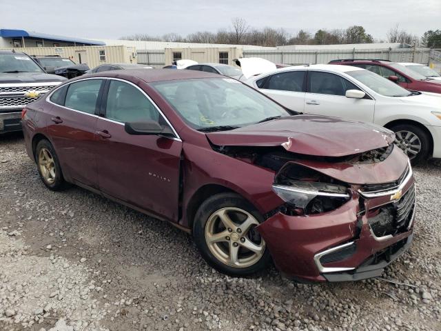 1G1ZB5STXGF190296 - 2016 CHEVROLET MALIBU LS BURGUNDY photo 4