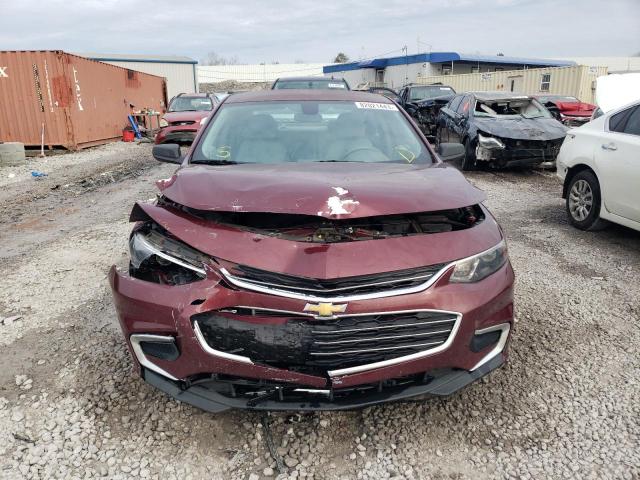 1G1ZB5STXGF190296 - 2016 CHEVROLET MALIBU LS BURGUNDY photo 5