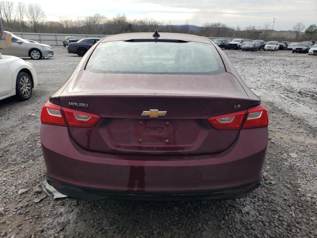 1G1ZB5STXGF190296 - 2016 CHEVROLET MALIBU LS BURGUNDY photo 6