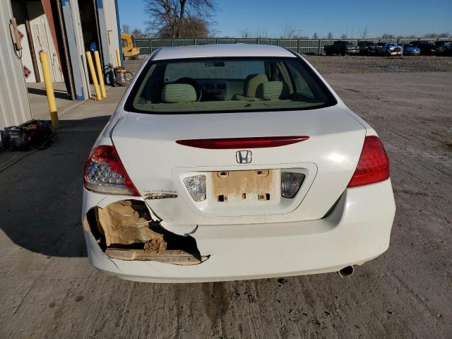 1HGCM56347A020631 - 2007 HONDA ACCORD SE WHITE photo 6