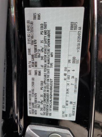 1FMCU9J92HUB62327 - 2017 FORD ESCAPE TITANIUM შავი ფოტო 13