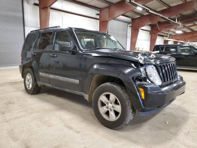 1C4PJLAKXCW105000 - 2012 JEEP LIBERTY SPORT BLACK photo 4