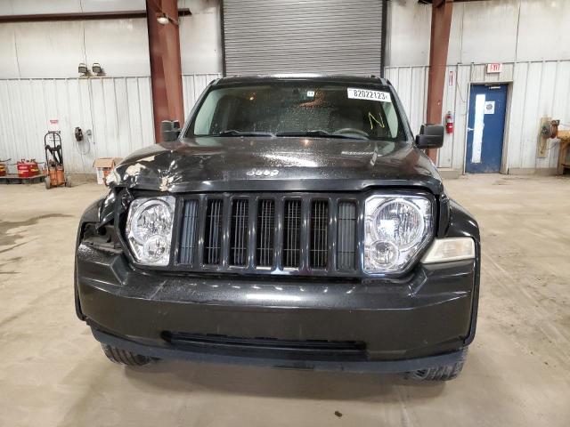 1C4PJLAKXCW105000 - 2012 JEEP LIBERTY SPORT BLACK photo 5