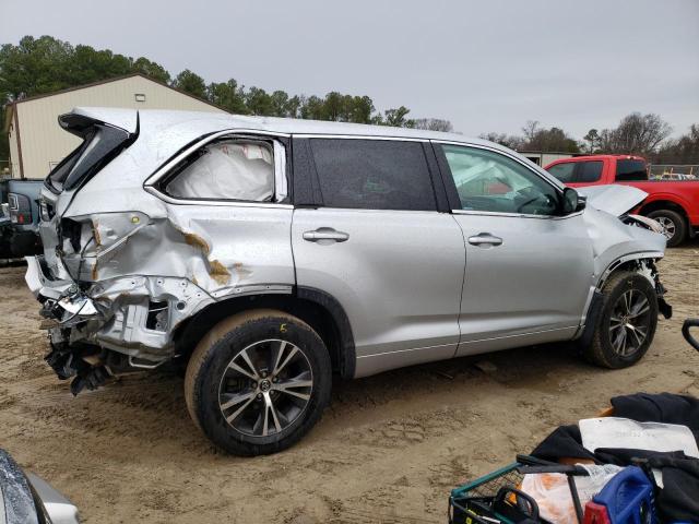 5TDBZRFHXJS879313 - 2018 TOYOTA HIGHLANDER LE SILVER photo 3