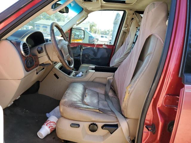 1FMFU17L03LA77292 - 2003 FORD EXPEDITION EDDIE BAUER RED photo 7