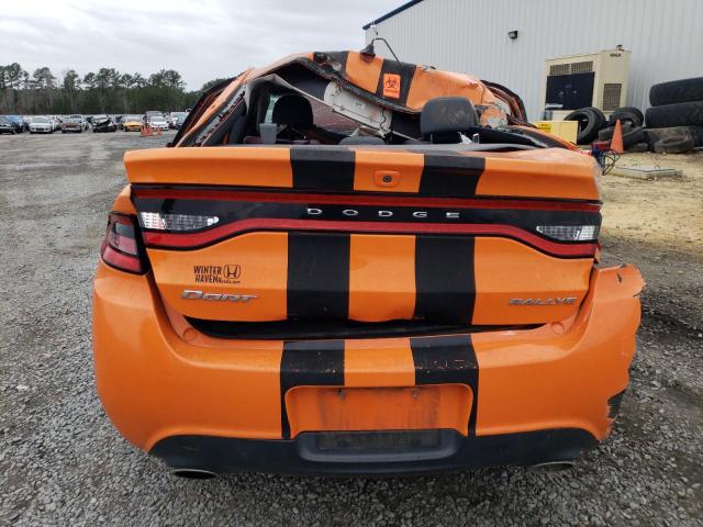 1C3CDFBA2DD171586 - 2013 DODGE DART SXT ORANGE photo 6