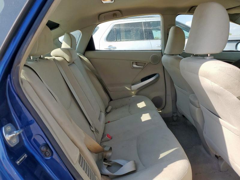 JTDKN3DU3A0111992 - 2010 TOYOTA PRIUS ლურჯი ფოტო 10