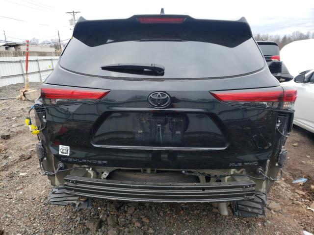 5TDHZRBH5MS083816 - 2021 TOYOTA HIGHLANDER XLE BLACK photo 6