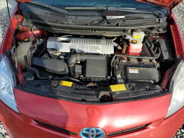 JTDKN3DU7D1693268 - 2013 TOYOTA PRIUS 红色 照片 11